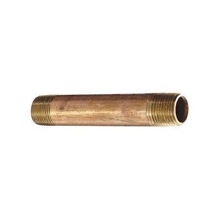 Thrifco Plumbing 3/8 X 4 Brass Nipple 9319088